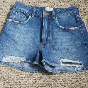 French Connection jean shorts
